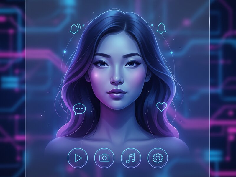 Biểu tượng DNS/WiFi/5G theo phong cách glassmorphism